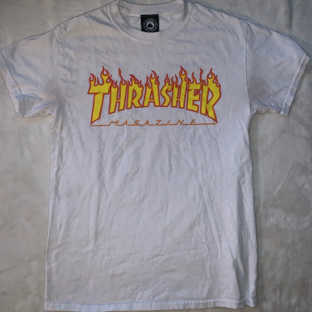 Thrasher T-Shirt (White)